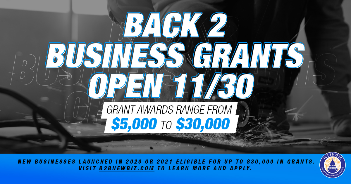 Back 2 Business Grants open November 30.