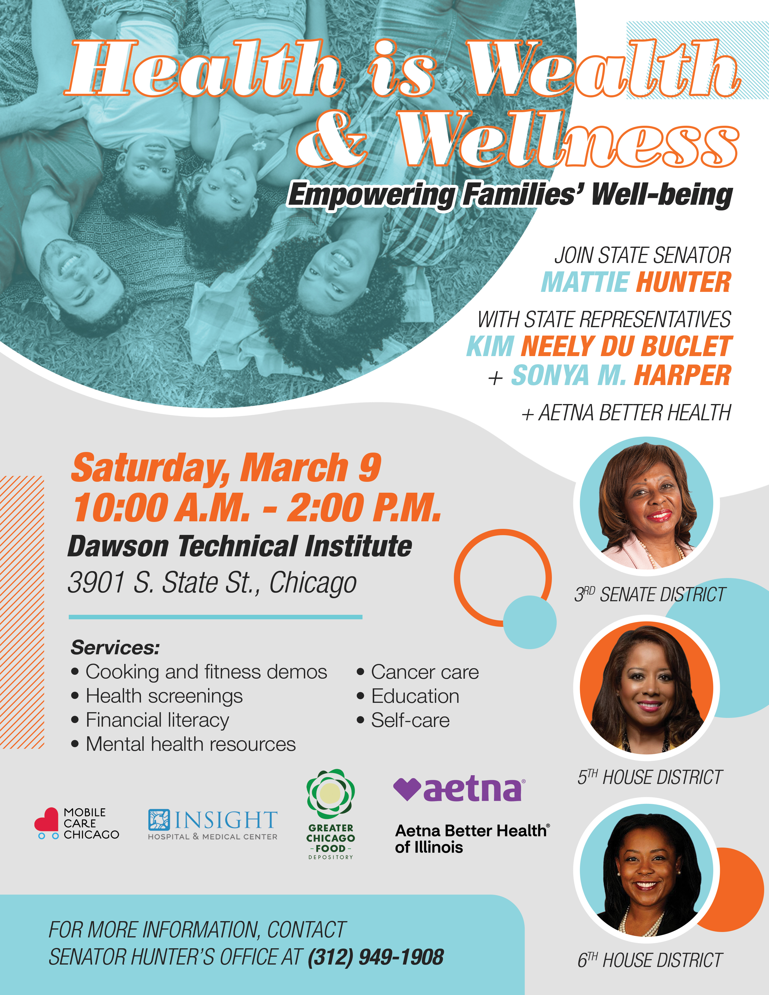 Health is Wealth and Wellness flyer