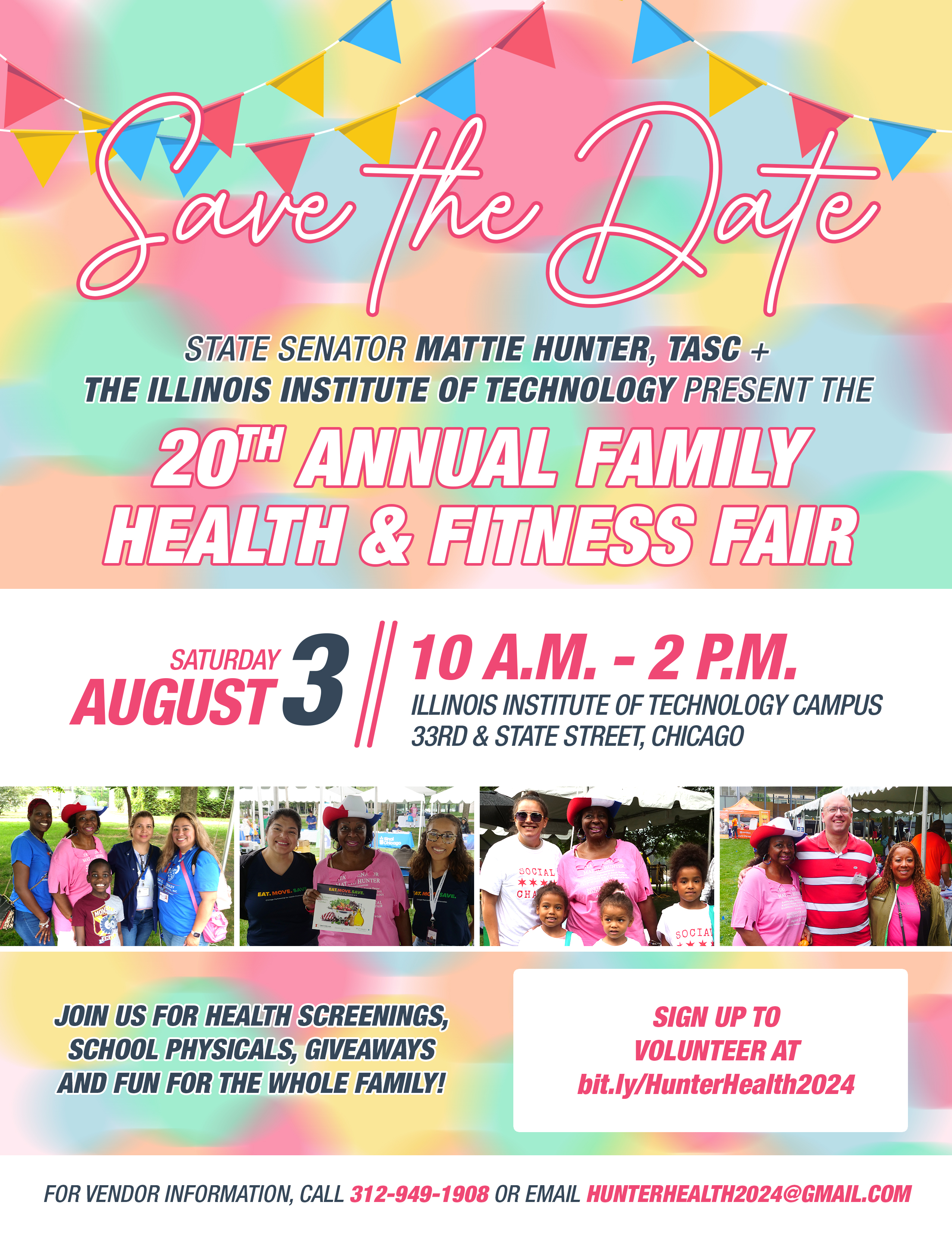 20th annual family health and fitness fair flyer
